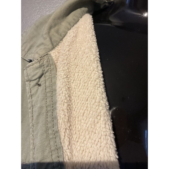 Levi’s Light Green Heavy Weight Fleece Lined Button Up Shirt Mens Size XL - Picture 5 of 7